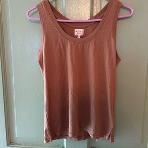 NWOT Marea modal Tank - size XS taupe brown b6